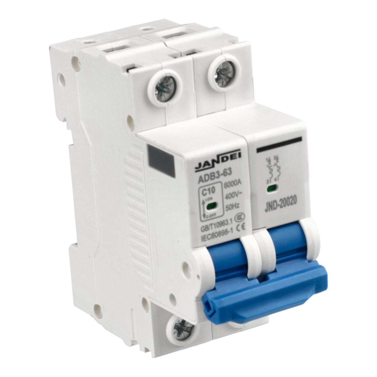 Jandei Interruttore magnetotermico curva C 2P 10A | Leroy Merlin