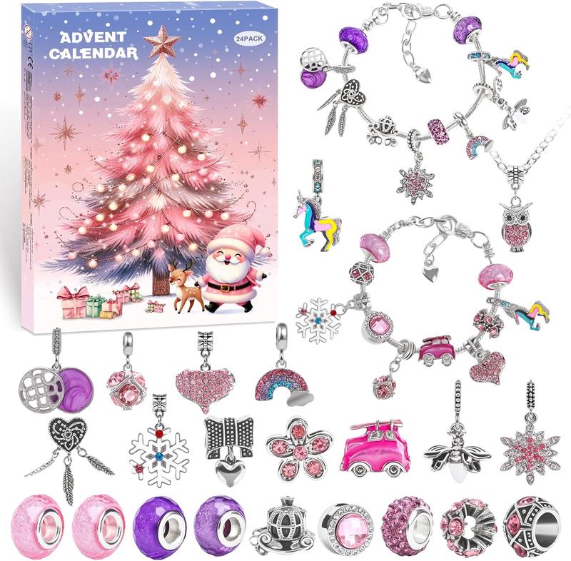 Calendrier de l'Avent de Noël, 24 jours de jouets surprises, calendrier