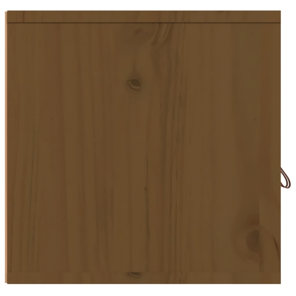 Maison Exclusive - Armarios de pared 2 uds madera pino marrón miel 60x30x30 cm - 5