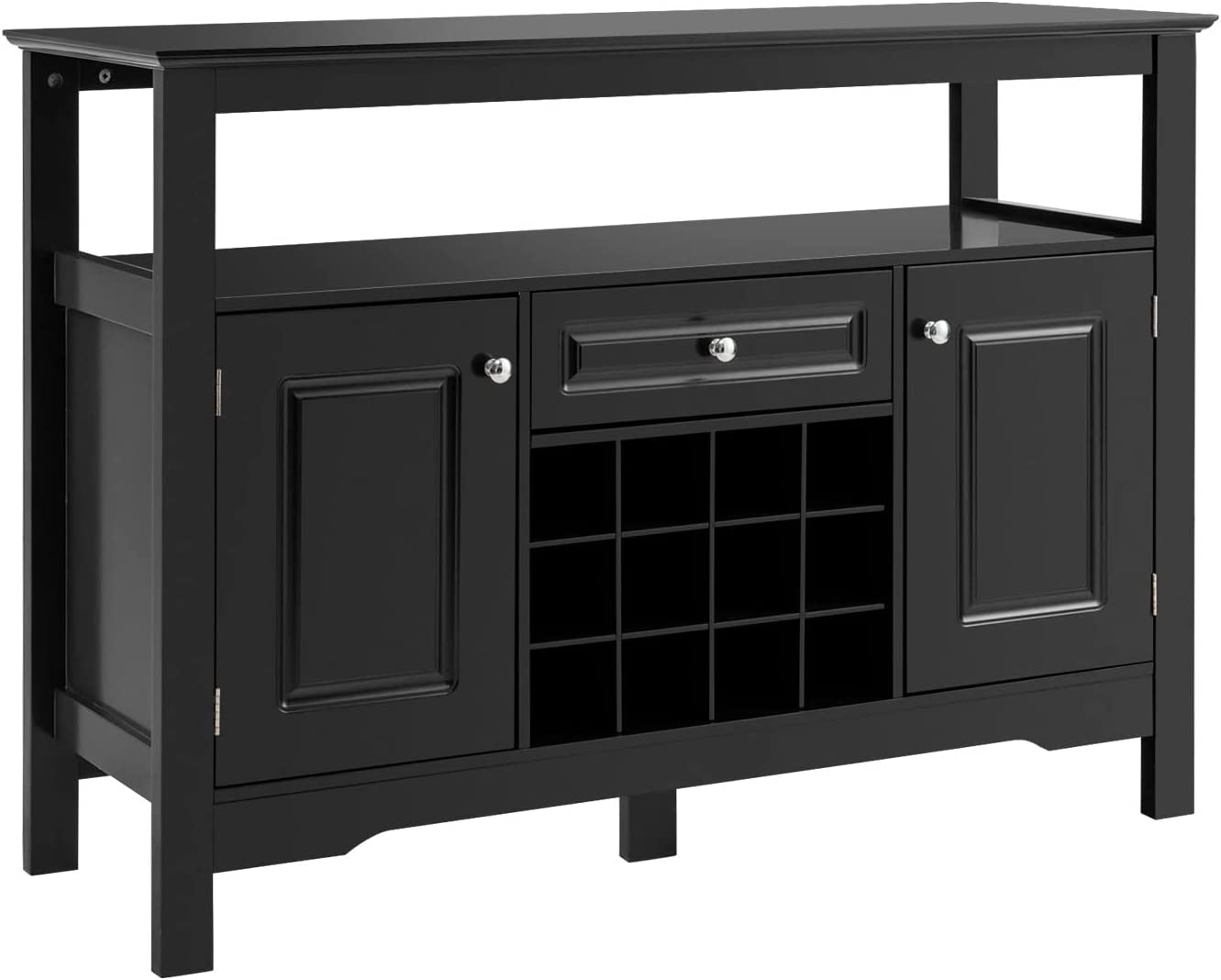 Kredens/szafka kuchenna z drzwiami i szufladami, drewniana komoda kuchenna, szafka bufetowa, szafka do przechowywania, szafka pomocnicza