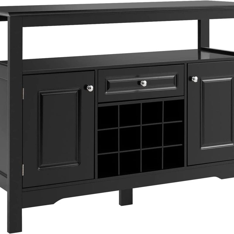 Kredens/szafka kuchenna z drzwiami i szufladami, drewniana komoda kuchenna, szafka bufetowa, szafka do przechowywania, szafka pomocnicza