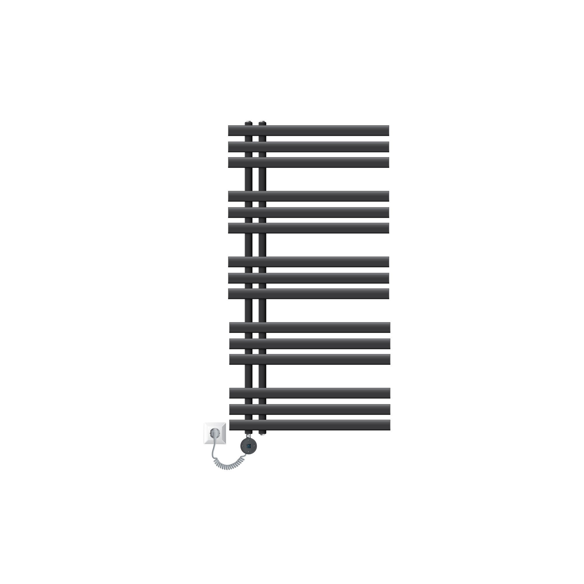 Fumaiolo Terminale Veneto Inox Base Tonda M Maschio Da 180mm - 11
