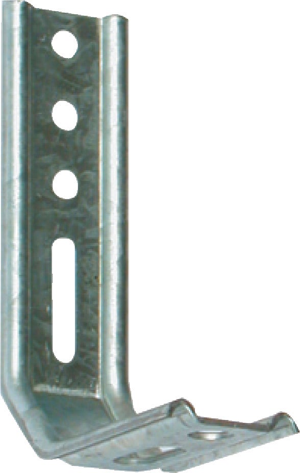 Equerre de fixation acier zingué, H.130 x L.70 x P.30 mm