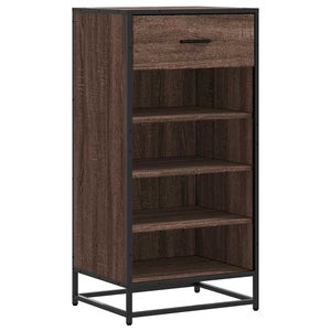 VidaXL Scarpiera In Legno Multistrato Rovere Marrone – 52x37,5x100 Cm, 5 Ripiani, Portata 80 Kg - 3