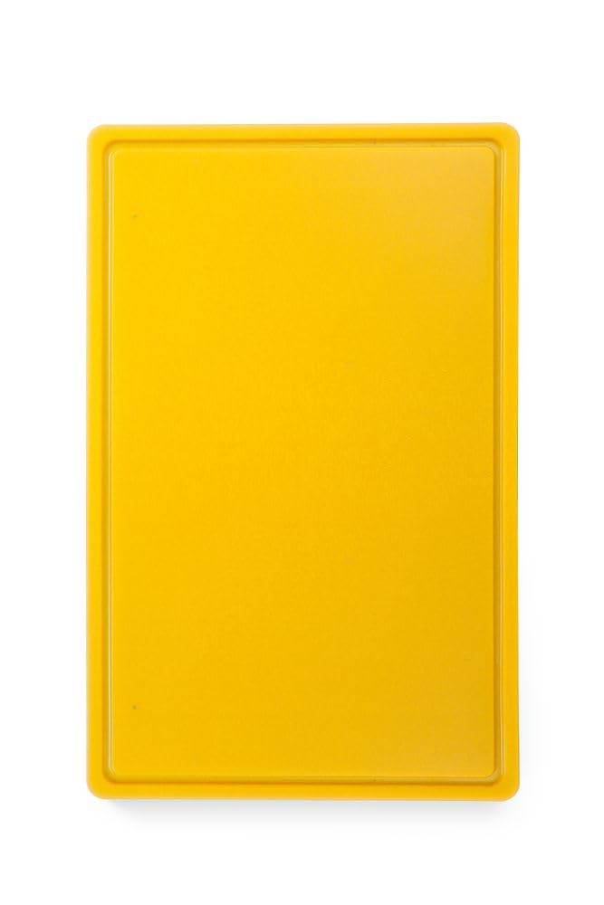 HENDI 506912 Tagliere In Gomma E Legno 265x325x45 Mm - Resistente, Non Lavabile In Lavastoviglie