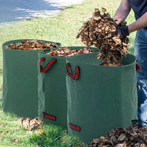 A&A SUPPLIES UK Sacchetti Per Rifiuti Da Giardino - 120 Litri - Sacchi Per Rifiuti Verdi Da Giardino Resistenti - Tessuto Industriale E Manici (3 - Foto 13