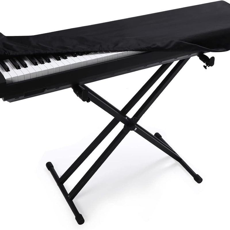 Komora fortepianowa z ochroną pyłoszczelną na 88 klawiszy, w pełni chroniona komora na klawiaturę muzyczną – czarna