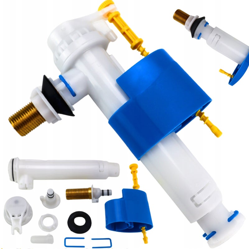 Zawór napełniający 1/2 mosiężny boczny i dolny uniwersalny cichy – MERFLOW