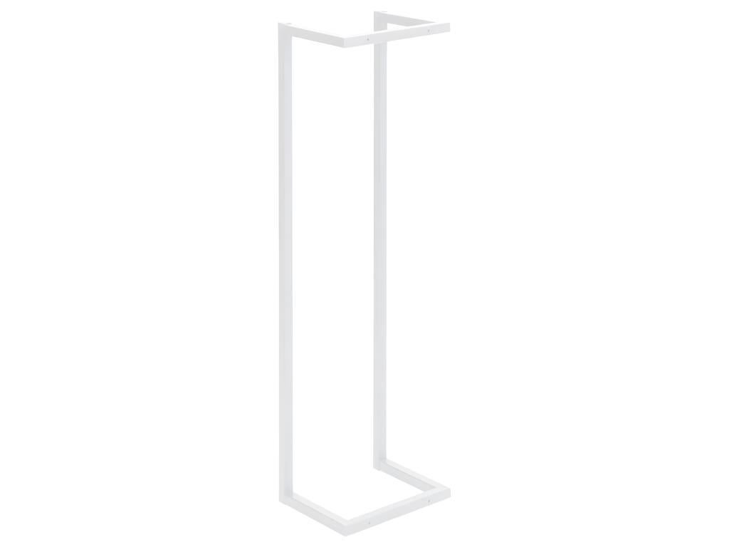 Porta asciugamani bagno universale 95 cm acciaio bianco 02_0001639 - 6