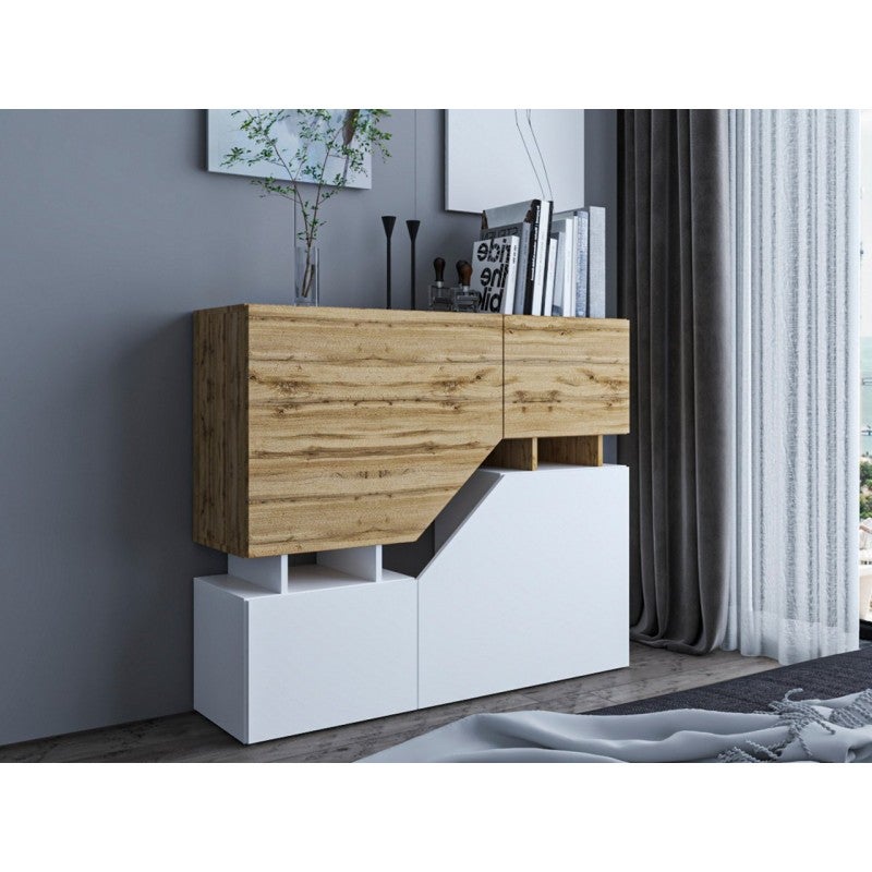 Tendencio  Cajonera Nesezi Con 4 Puertas Blanco , Leroy Merlin