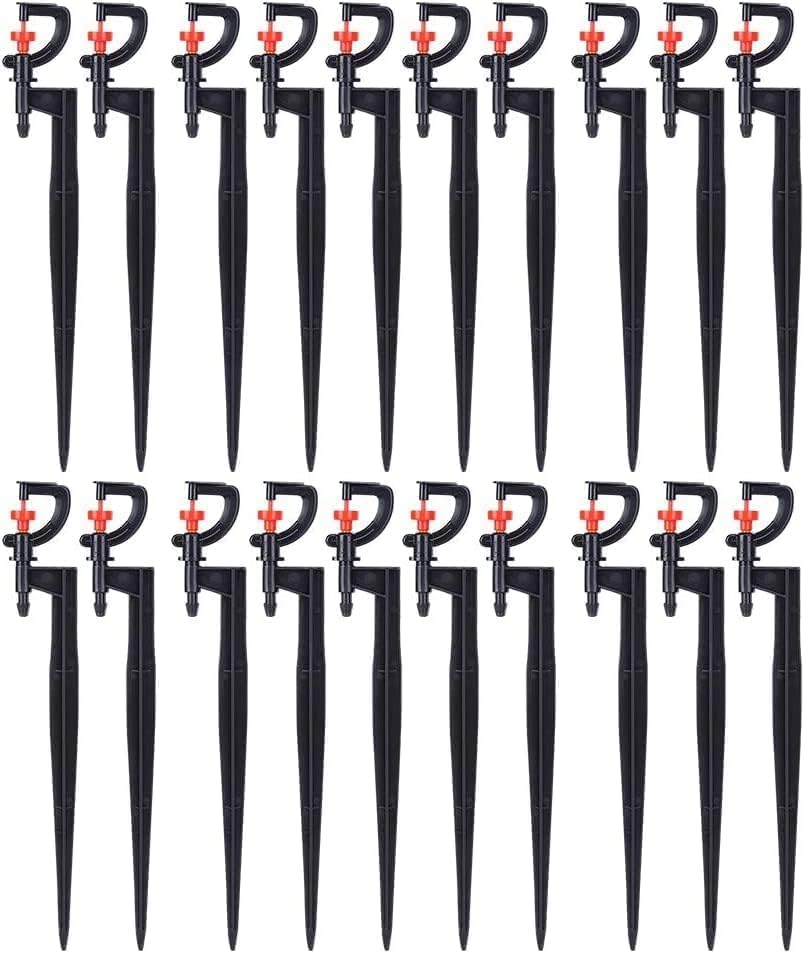 30 szt. kroplowników nawadniających typu G: zraszacze obrotowe o 360 stopniach, akcesoria do dysz nawadniających trawniki i ogrody.