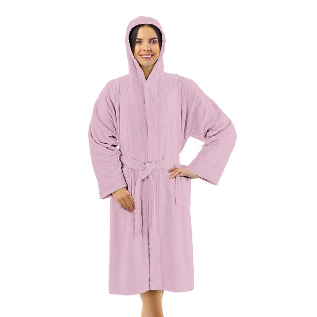 Accappatoio Da Donna Con Cappuccio | Extra Lungo E Leggero | 100 Accappatoio Da Donna Con Cappuccio | Extra Lungo E Leggero | 100