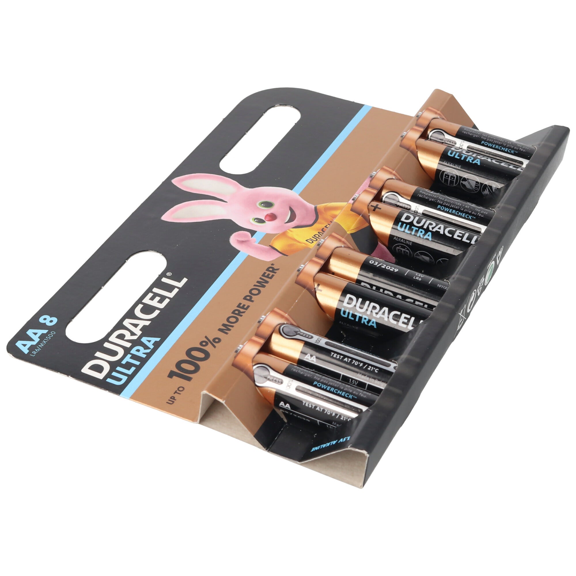 Duracell - Pile alcaline blister x8 Duracell Ultra Power LR6 - AA 1.5V 2700mAh - 4