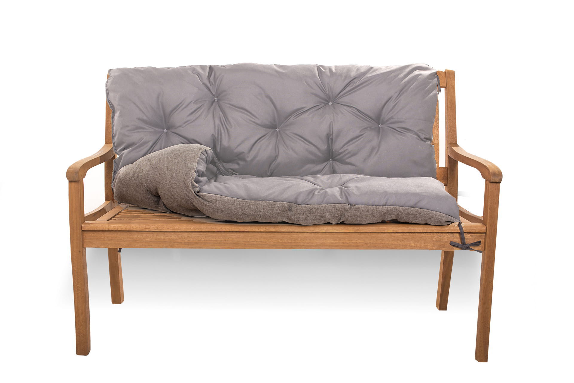 Coussin pour banc de jardin 150x50x40cm, coussin de jardin Gris, coussin de banc de jardin, coussin de balançoire, coussin de banc extérieur - 5