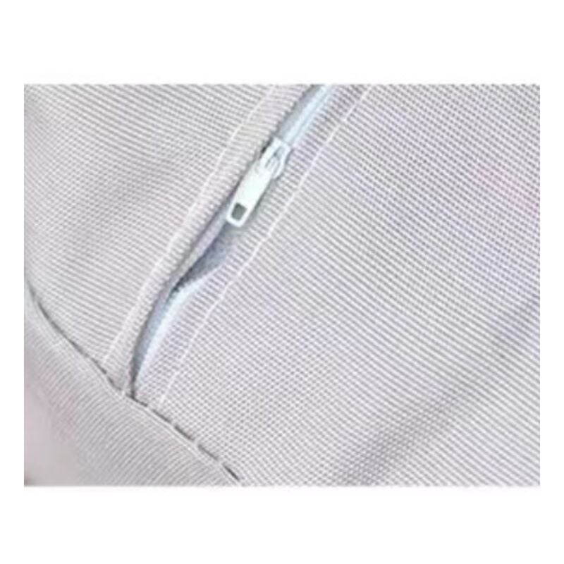 Coussin de chaise Coussin de sol épais et rond Couleur unie confortable, coussin de fauteuil en rotin, coussin de chaise suspendue, blanc，100cm - 2