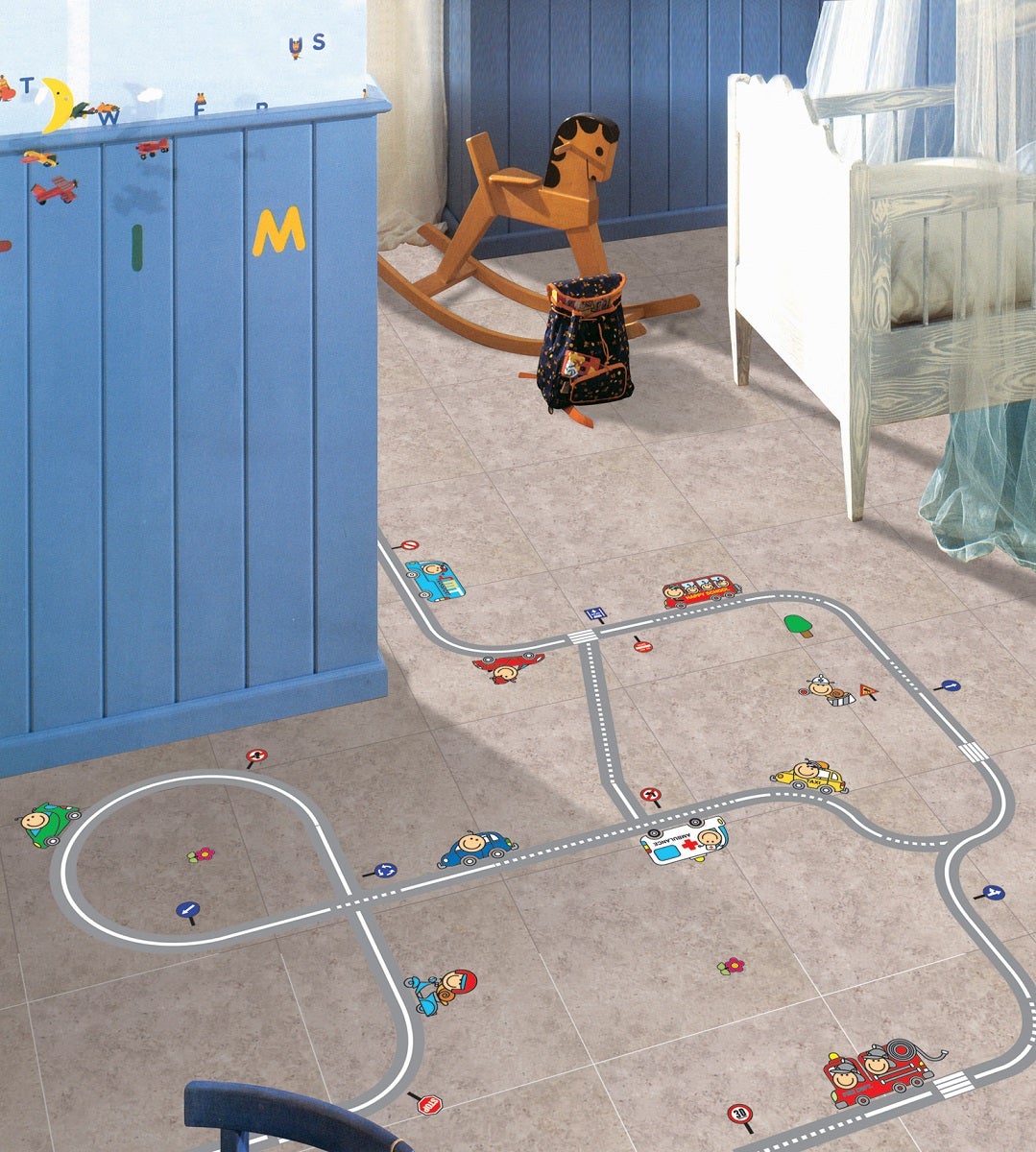 Adesivo Treno in miniatura - Sticker adesivo - adesivi murali - - 3