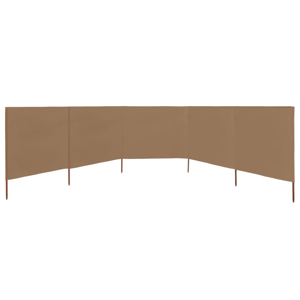 Maison Exclusive - ParMaison Exclusive - a 5 Pannelli in Tessuto 600x160 cm Grigio Talpa - 8