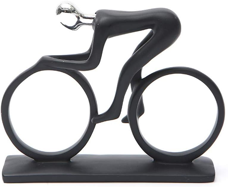 Rzeźba rowerzysty z żywicy - Rzeźba cyklisty - Figurka rowerzysty - Dekoracja domu - Do salonu, sypialni, biura