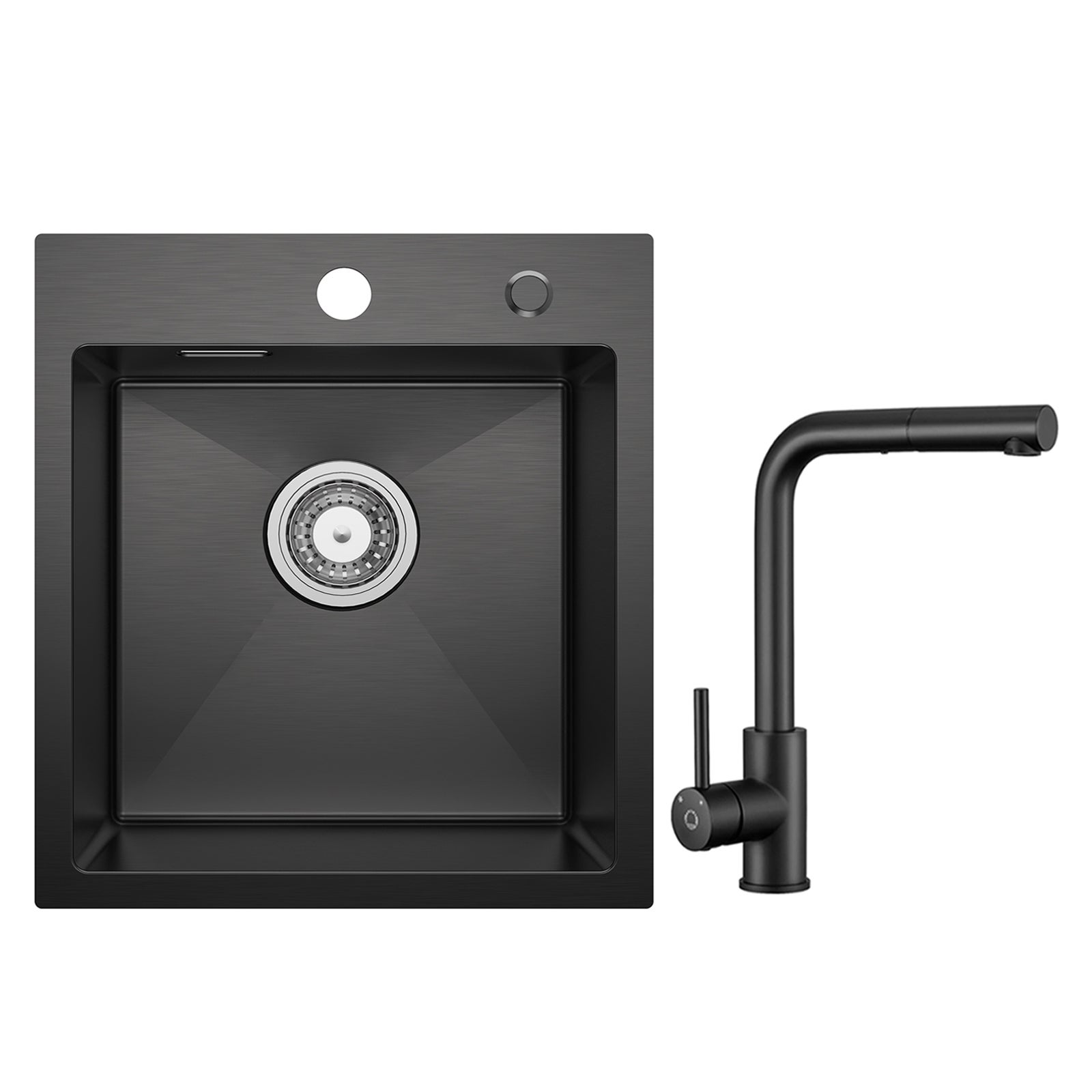 Lavello Cucina Cecipa max Nero Lavello 1 Vasca 40×45 cm Lavello Inox ...