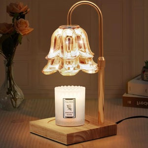 Lampe Ancienne à Bougies De Chambre - Collier Safelight, Plaque Humide, 21cm, France