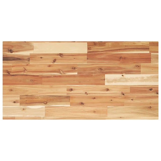 Estante pared | Estantería pared | Estante flotante madera acacia maciza acabado aceite 60x40x2 cm CFW51835