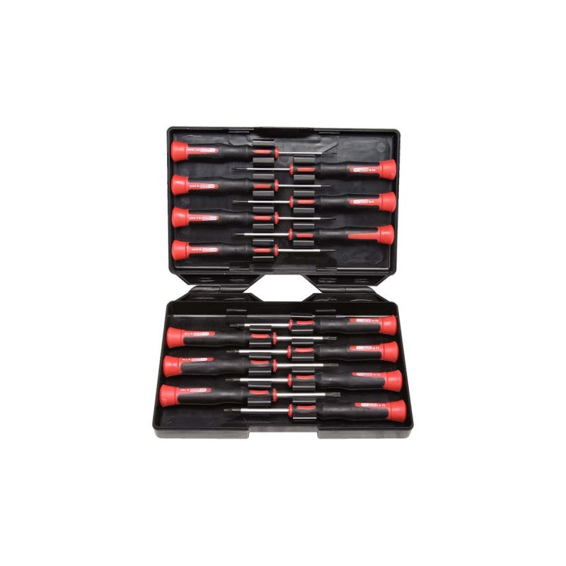 KS Tools 500.7170 Serie di Giraviti per Meccanica di Precisione per Viti PH, TX e a Intaglio, 14 Pezzi