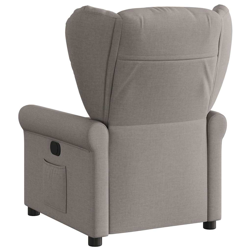 Fauteuil de télévision | Fauteuil inclinable Taupe Tissu CFW957687 - 5