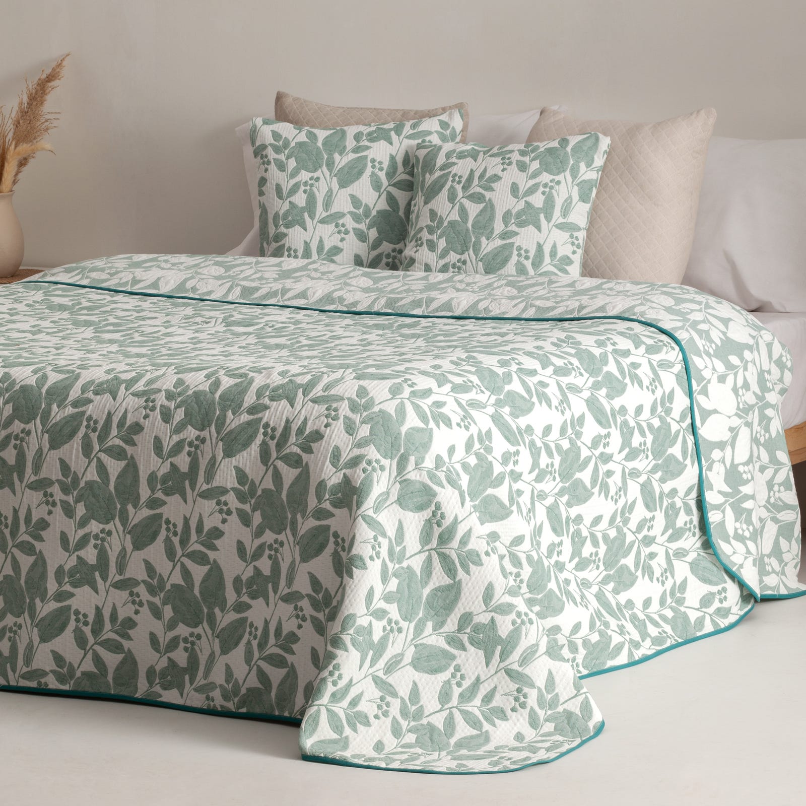 Colcha Colcha cama 80/90 cm ligera entretiempo primavera verano Floral ...