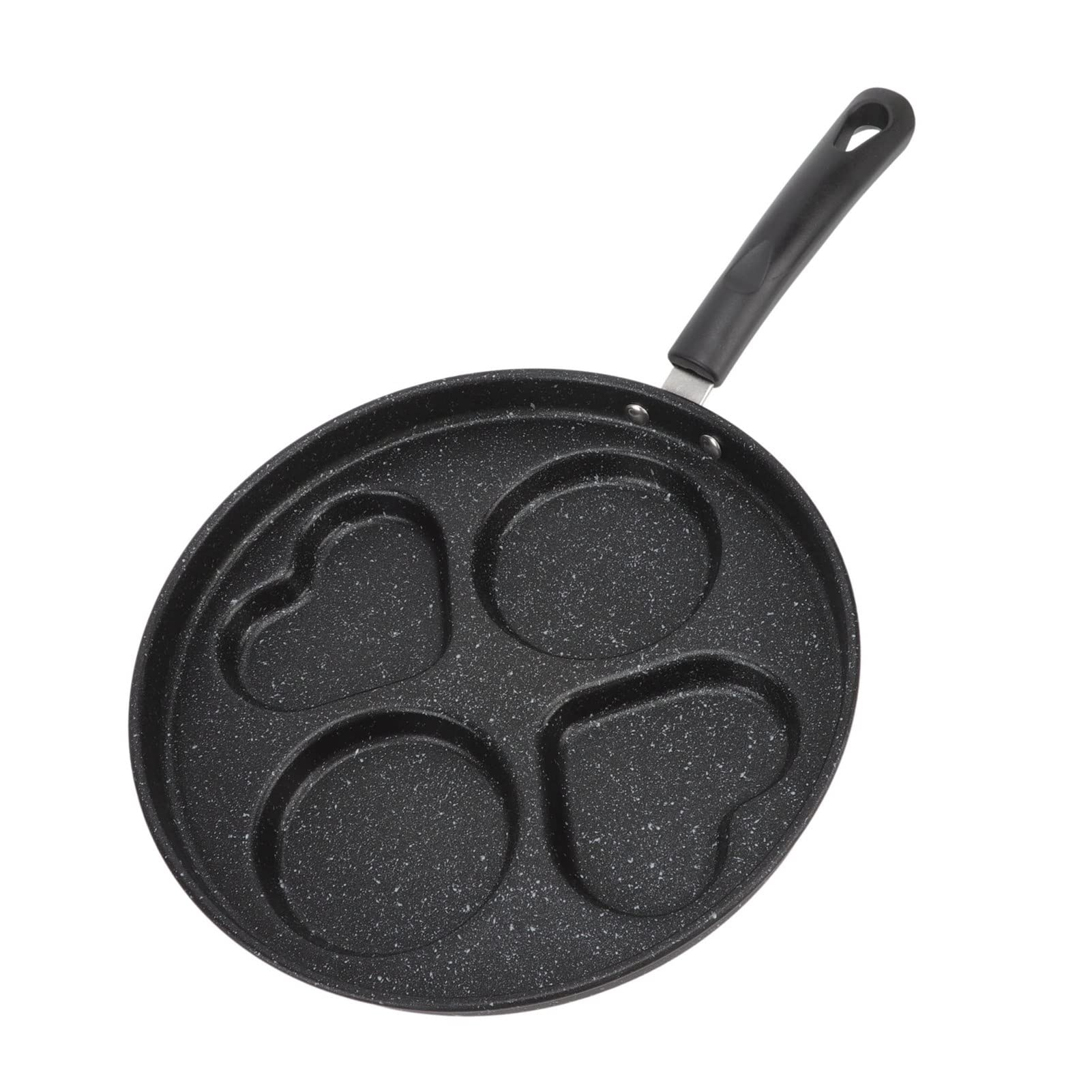 Padella Per Uova A Forma Di Cuore Set Di 3 Stampi Per Uova Fritte Con