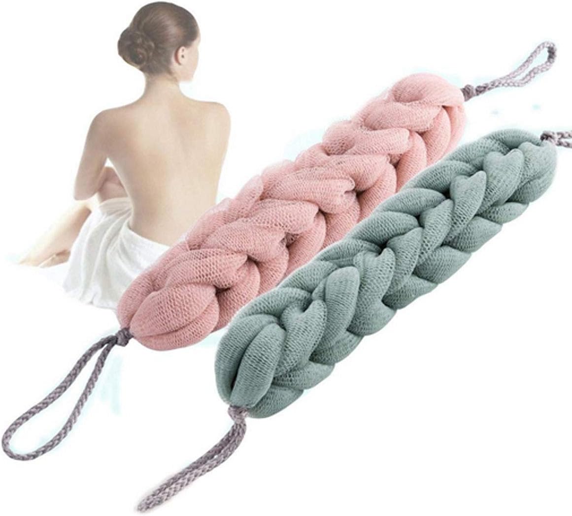 Zestaw 3 gąbek peelingujących z luffy, miękkie i cienkie, siateczkowe, do kąpieli, długotrwałe kolory, trwała szczotka do kąpieli, unisex - 5