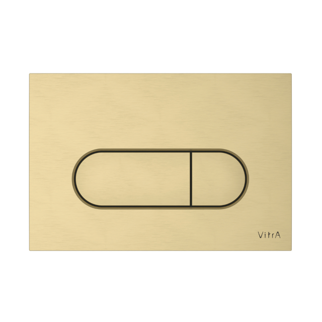 Placa de control VitrA Root Round Oro cepillado