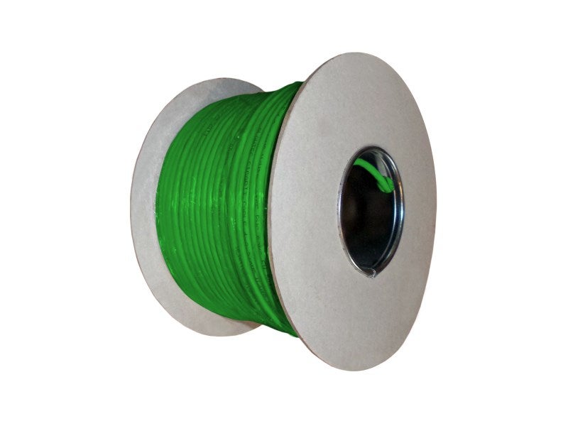 Kabel sieciowy U/UTP kat.5e skrętka 4x2x0,48mm wewnętrzny PVC zielony linka Alantec 100m