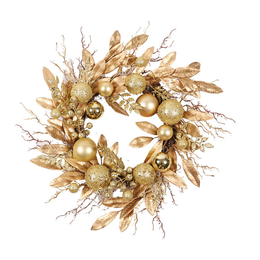 Couronne De Noël Camion Rouge - Décoration Festive Rustique Pour Porte D'Entrée Et Intérieur