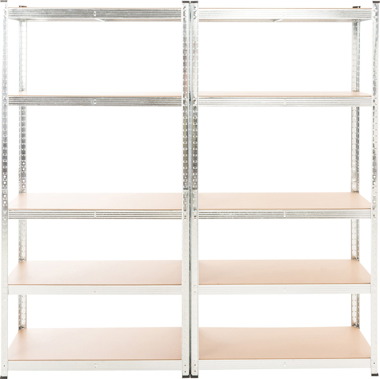 Lot de 2 Etagères de rangement G 90x40x180 cm avec charge de 875 Kg Argent - 2