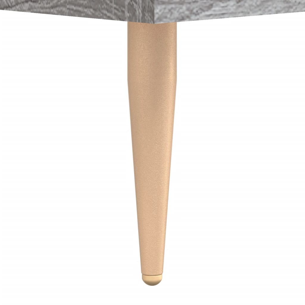 Meuble TV sonoma gris 150x30x44,5 bois d'ingénierie - 9