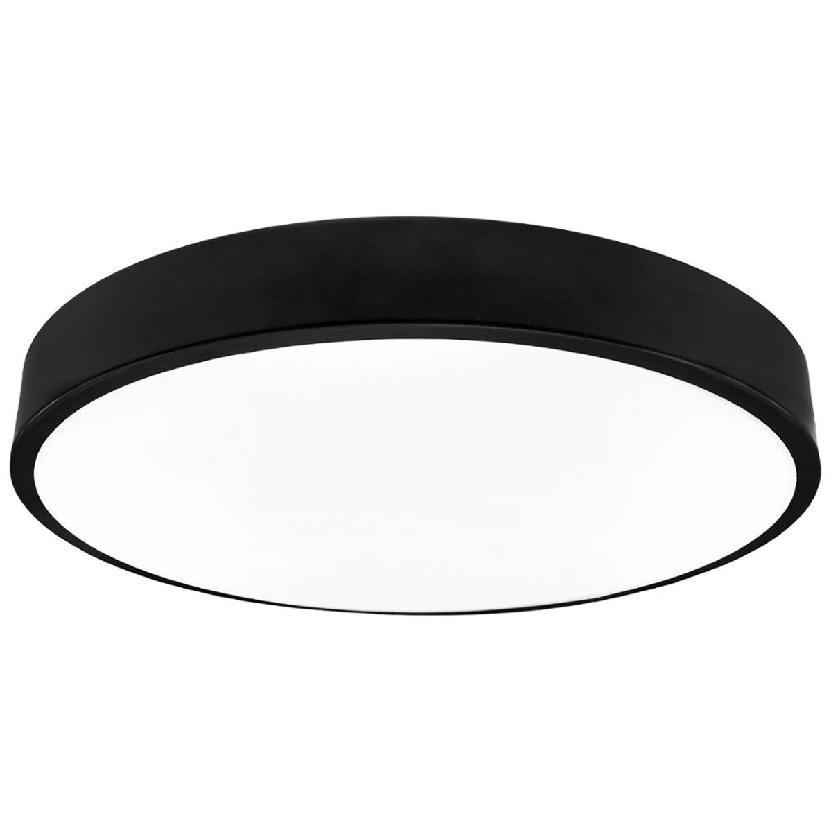 Plafon Houston okrągły czarno-biały LED 36W 4000K 3240lm wym: 5 x 40 cm IP20 metal IdeaLED