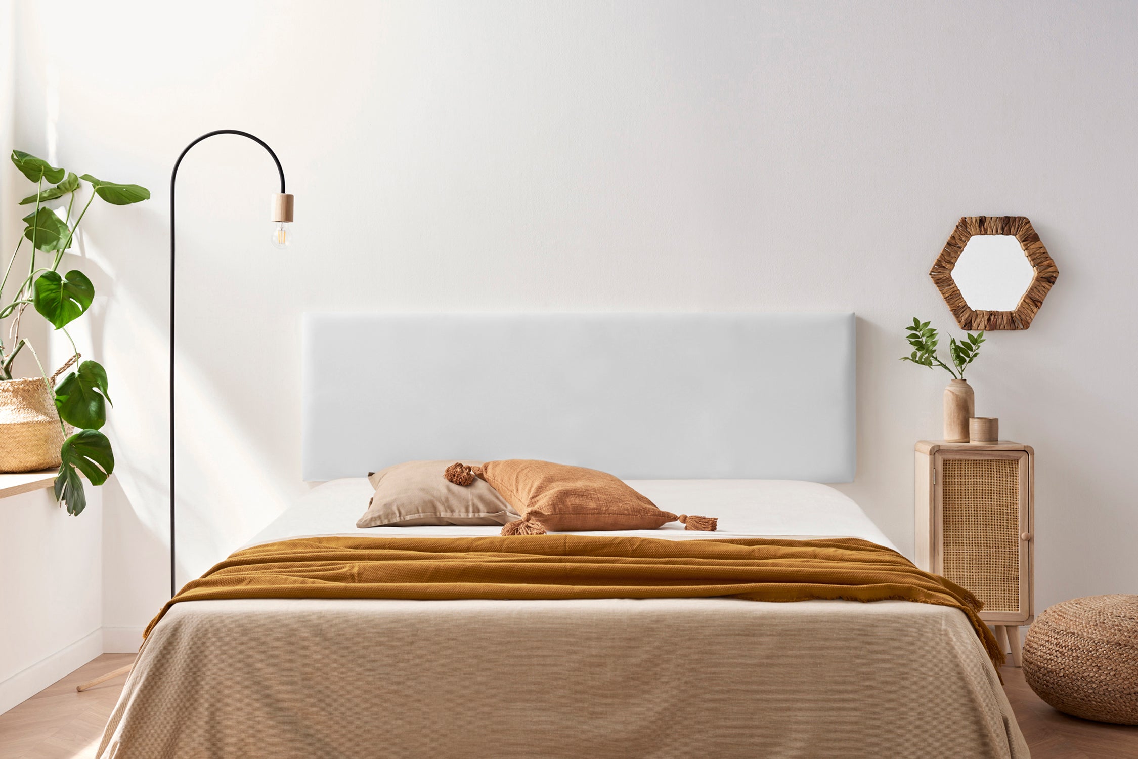 Testiera Imbottita NOVA Similpelle 90x50x5 cm - Moonia - 3