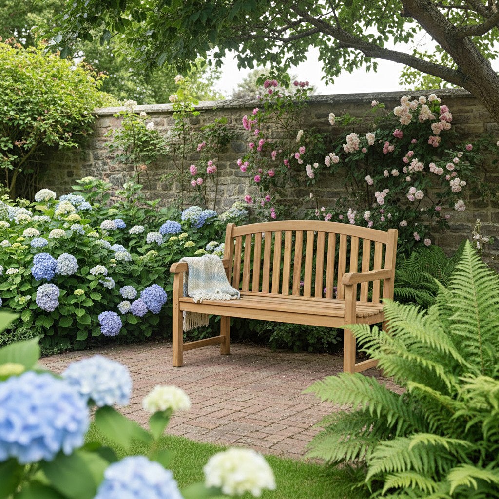 Banc en teck massif Oxford 130 cm - 6