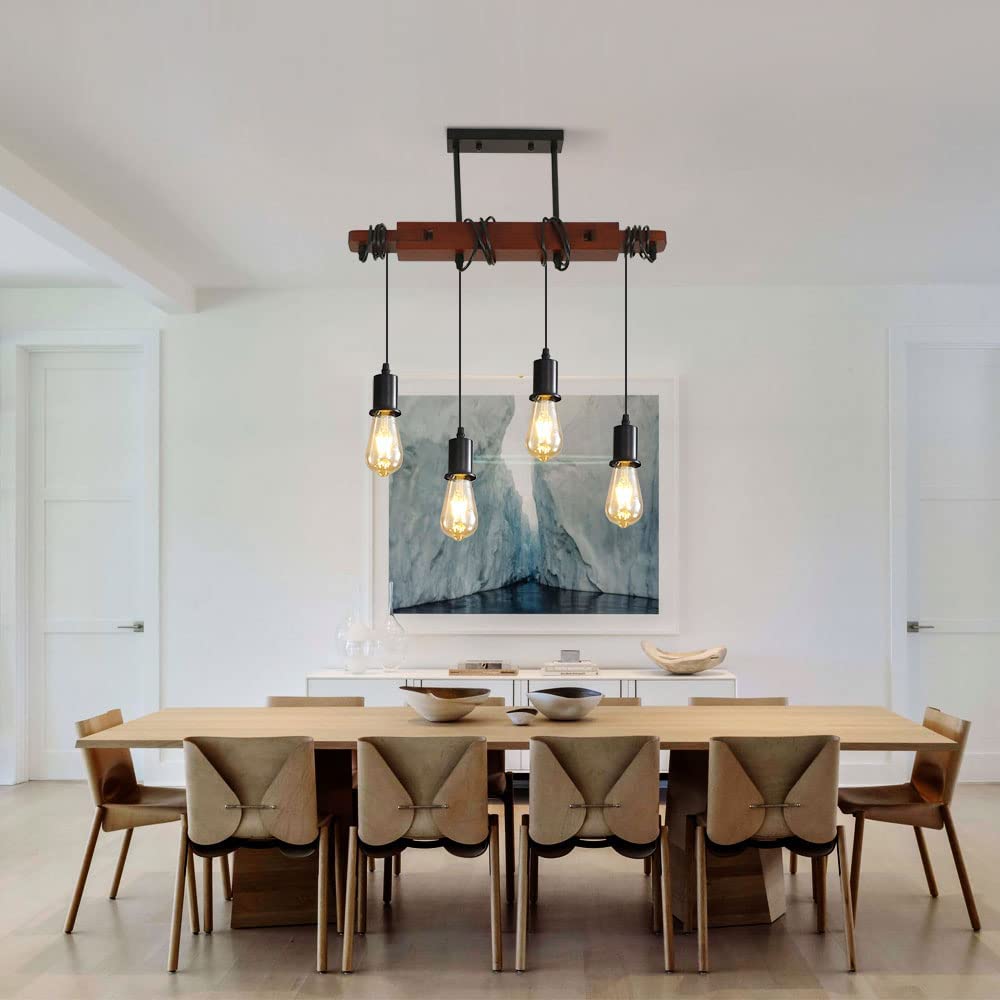 Eglo Suspension Horningtops Industrial Rétro Suspension En En Acier Et Bois Lampe De Table De Salle Manger Lampe De Salon Suspendue En Noir Marron Fonc Do  Ccaa34b5 61d4 5eb5 B28a B3ab1d59dc6e