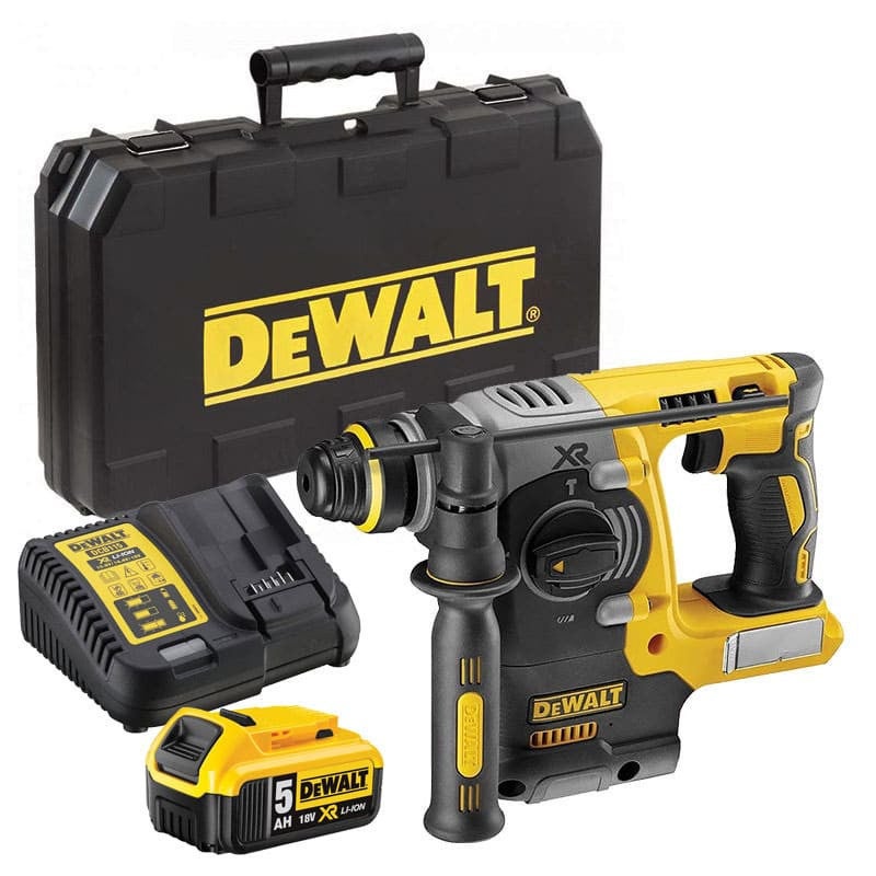 Perforateur SDS-Plus DEWALT DCH172D2-QW - 18V, 2x2.0 Ah Li-Ion Brushless, 1.4J - Avec Mallette T-STAK - 10