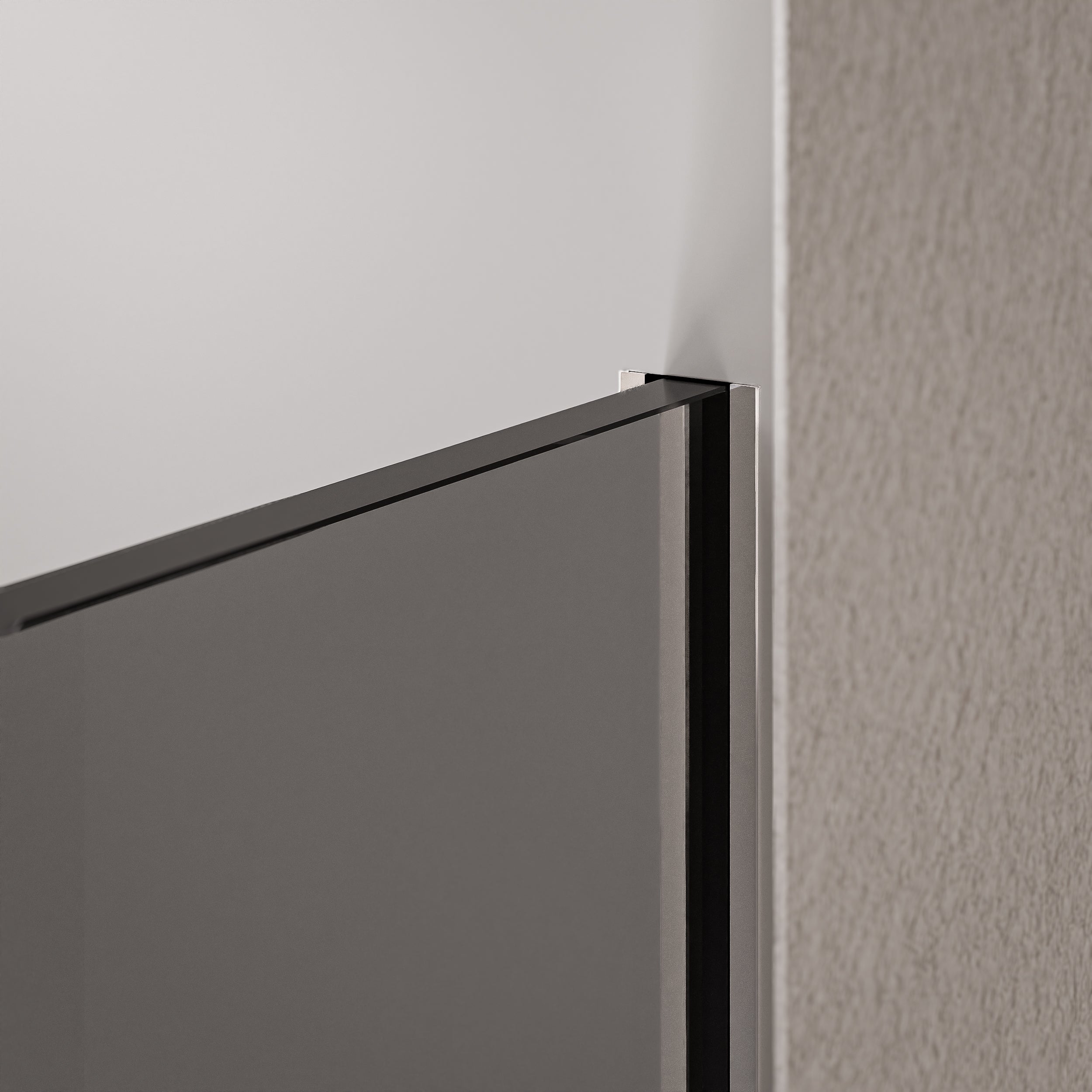 Bernstein Kabina prysznicowa Walk-In EX102 szkło ESG 10mm - 2 ścianki profil podłogowy i ścienny chrom 120x90 cm - 4