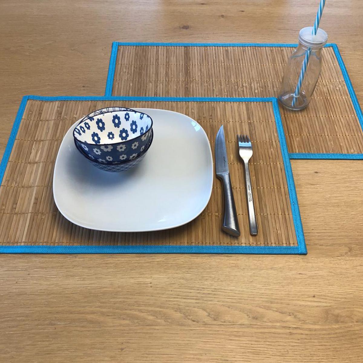 Set De Table Bambou Noir - Set De Table Set De Table Bambou Noir - Set De Table