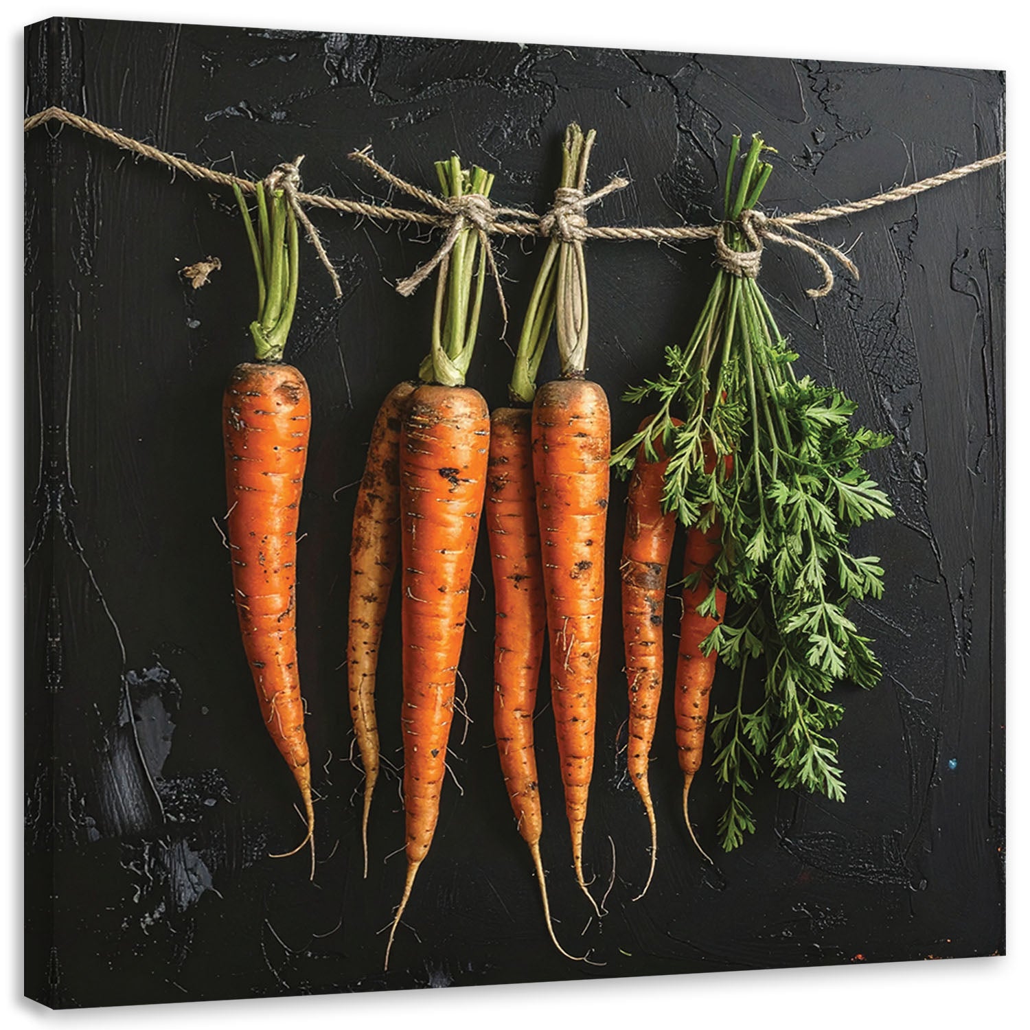 Obraz do kuchni restauracji baru jadalni, Marchewki pęczek warzywa 60x60
