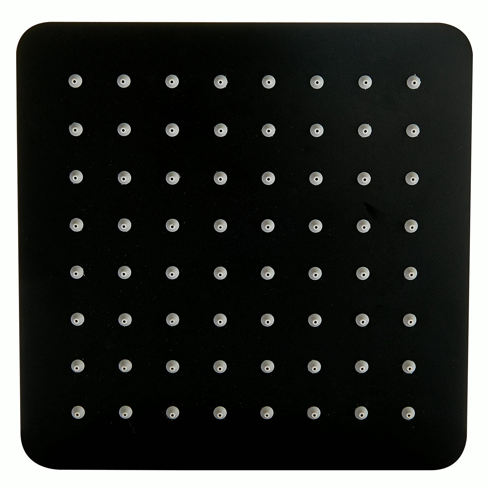 Bernstein Deszczownica antywapienna super płaska stal nierdzewna 20x20 cm czarna