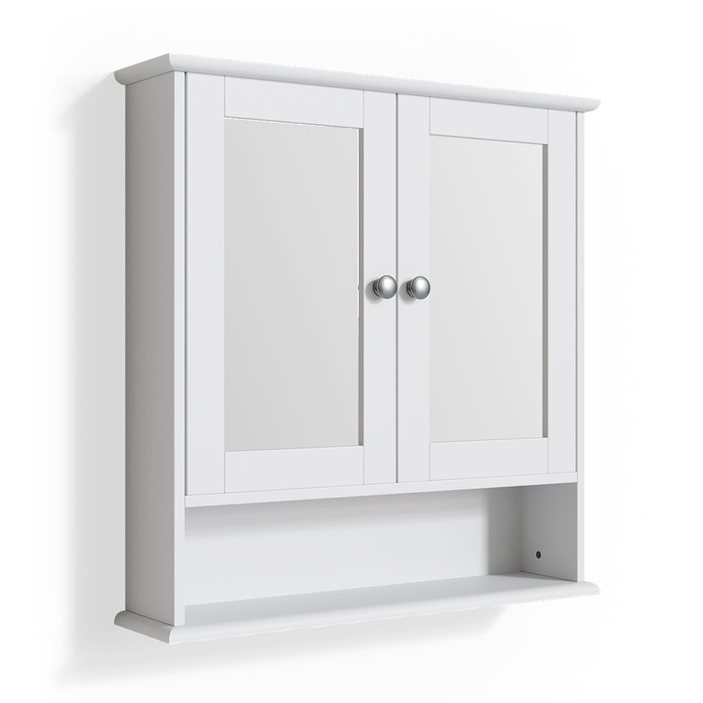 Vicco Szafka z lustrem w łazience Bianco, Biały, 56 x 58 cm