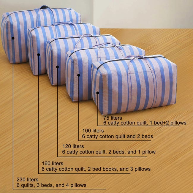 Borse per imballaggio in movimento all'ingrosso, borse intrecciate