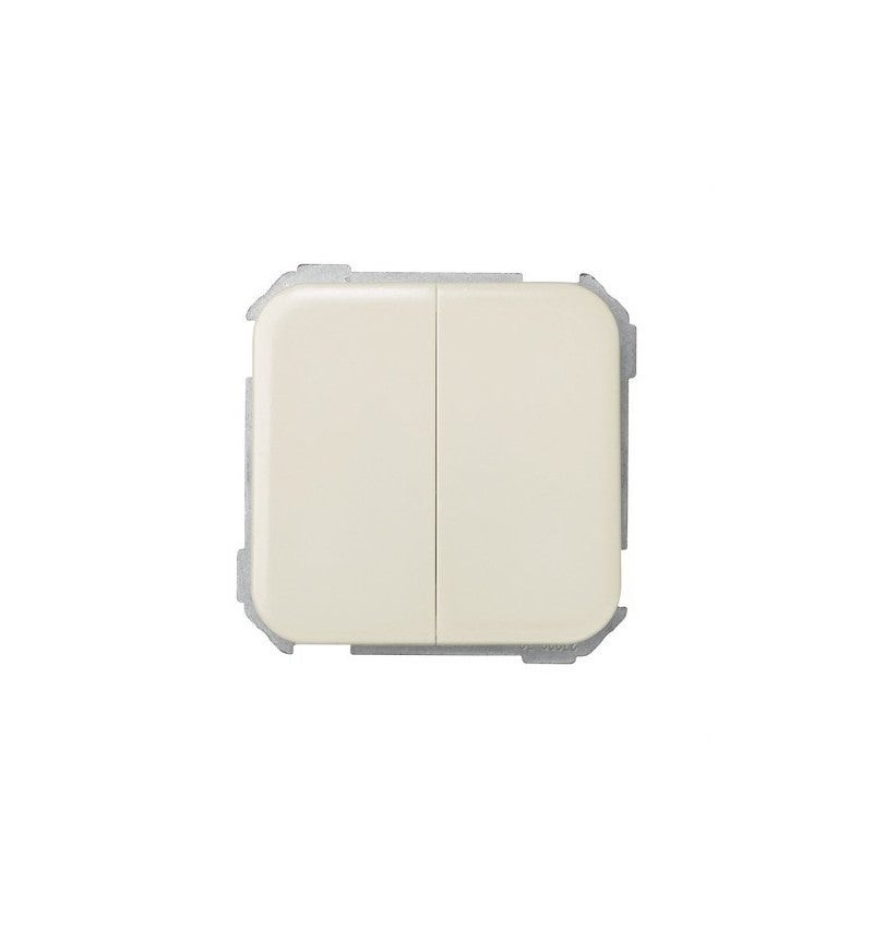 Simon 82041-31 Placca Copripresa E Copri Interruttori, Colore Avorio, Per Presa Schuko Con Dispositivo Di Sicurezza