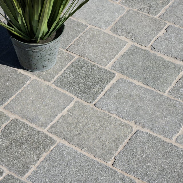 Pavé Pierre de Tandur Gris Longueur Libre x15x2,2 cm (vendu au m²) - RO'MA NATURE