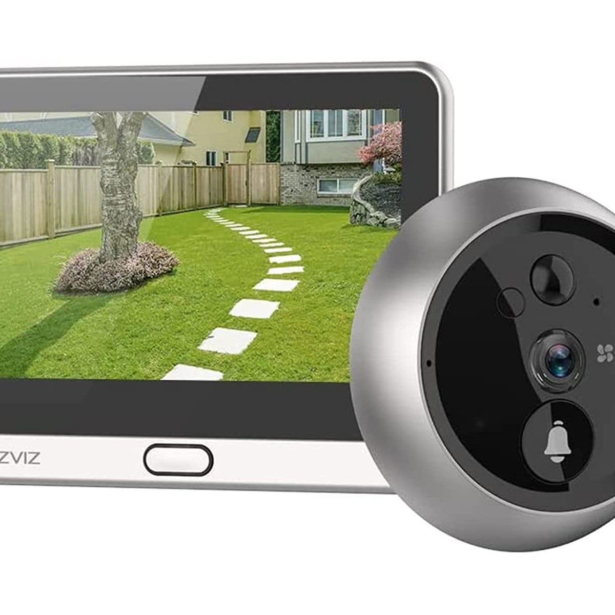 Wideodomofon EZVIZ DP2C 2 MP 10,9 cm (4,3"), srebrny