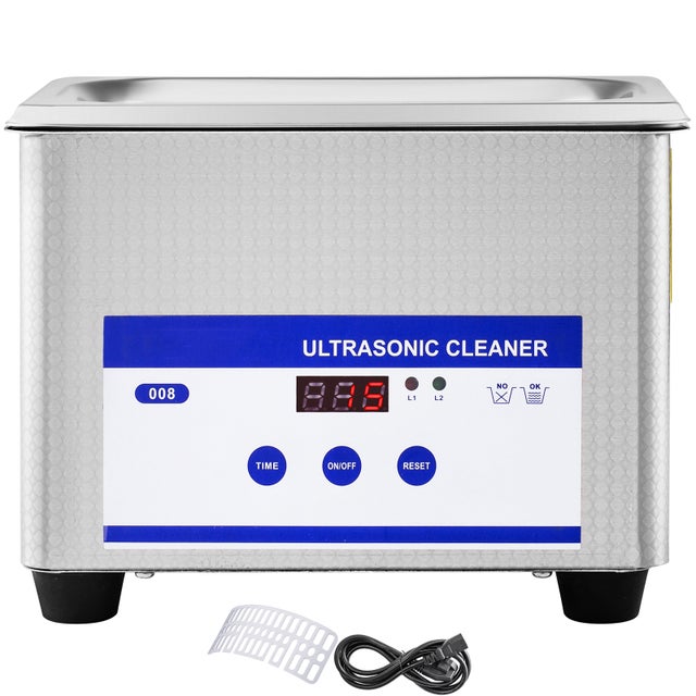 Nettoyeur Ultrasons SucceBuy 0.8L Chauffage Numérique Minuteur Bijoux Lunettes 35W Acier Inoxydable Usage Commercial Domestique